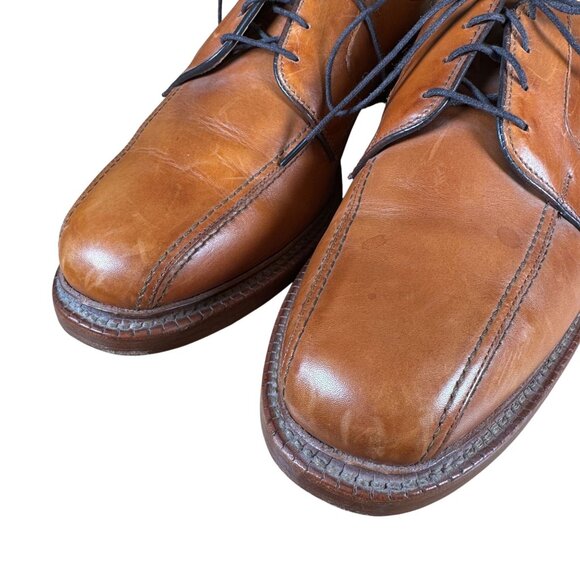 Allen Edmonds Hillcrest Tan Derby Leather Dress Shoes Size 9.5B main image 8